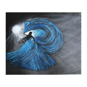 Femme au voile bleu