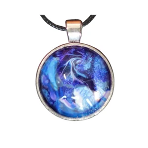 Bijou bleu fait main – Bout D’univers 1B1