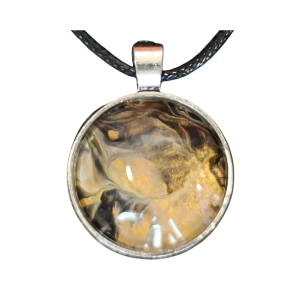 Bijou artisanal noir et or – Bout D’univers D5