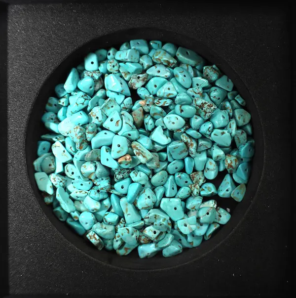 Howlith turquoise Pierre Semi-Précieuse Howlith turquoise